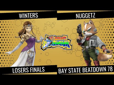 Bay State Beatdown 78 Brawl - Winters (Zelda, Diddy Kong) vs Nuggetz (Fox) - Losers Finals
