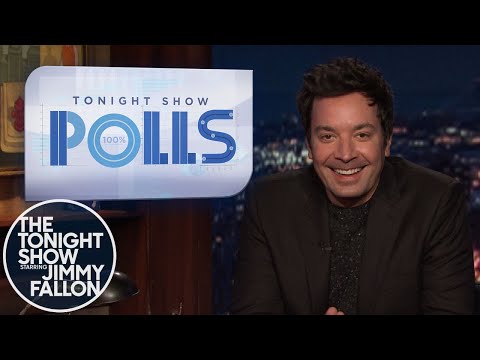 トゥナイトショーの世論調査。あなたは終わったことに選挙のために興奮していますか？ (Tonight Show Polls: Are You Excited for the Election to Be Over?)