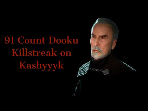 91 Count Dooku Killstreak(Kashyyyk) Star Wars Battlefront 2