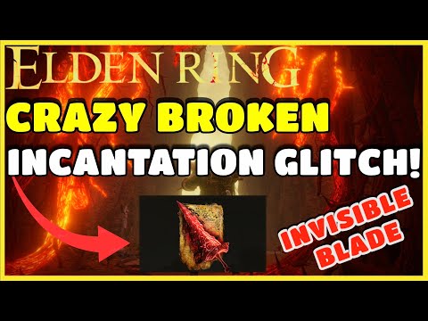 ELDEN RING | CRAZY BROKE INCANTATION GLITCH | INVISIBLE BLADE | NO FP COST