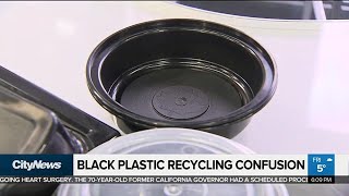 Black plastic recycling confusion