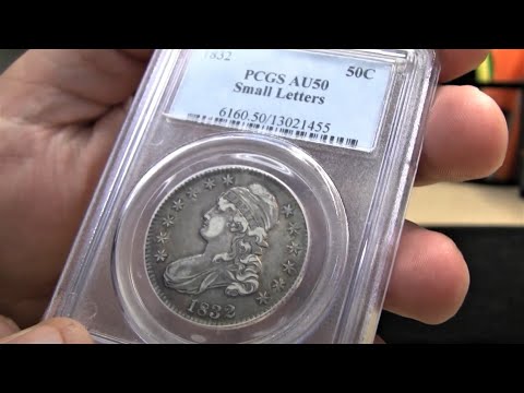AU50 1832 Capped Bust Half Dollar - PCGS Type 1