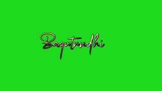 Bagutundi nuvvu navvithe song green screen lyricsL