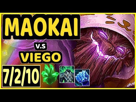 MAOKAI vs VIEGO - 7/2/10 KDA TOP GAMEPLAY - NA Ranked GRANDMASTER