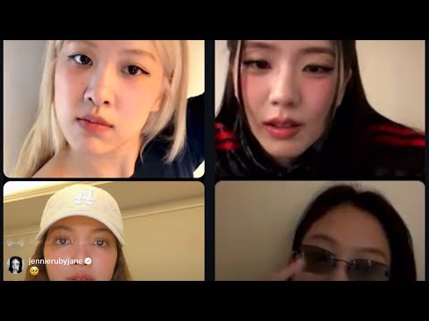 BLACKPINK GO OT4 LIVE ON INSTAGRAM