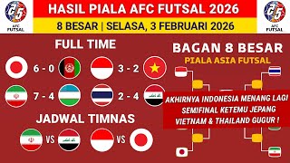 Download lagu Hasil piala Asia Futsal 2026- Indonesia vs Vietnam -klasemen Piala Asia futsal 2026 terbaru hari ini mp3