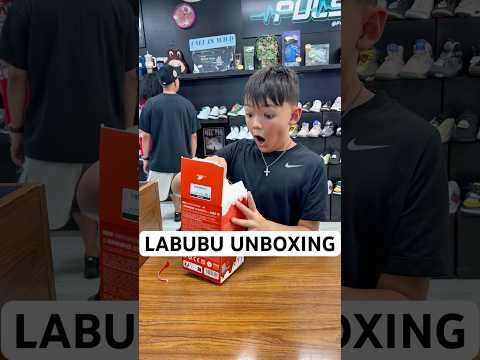He couldn’t believe it 🤯 #labubu #unboxing #reaction #cocacola #viral #reels