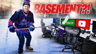 I TURNED MY BASEMENT INTO AN ICE RINK...