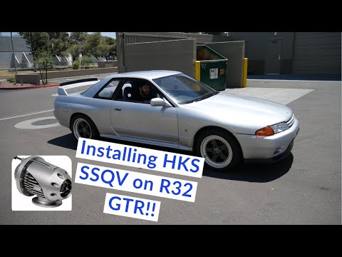 Installing a HKS SSQV on a R32 Skyline GTR