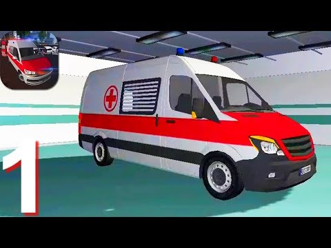 Emergency Ambulance Simulator | Walkthrough Part 1 (Android iOS Gameplay)