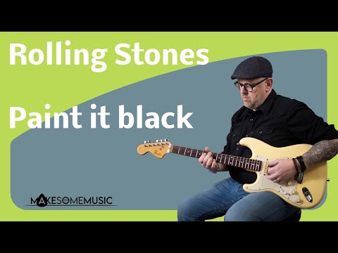 Voorbeeld Rolling Stones - Paint it black