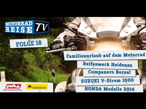 Motorradreise.TV Folge 18 -- Suzuki V-Strom 1000, Heidenau, Interview Ramona & Herbert Schwarz