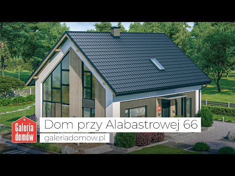 Projekt domu przy Alabastrowej 66 - GaleriaDomow.pl