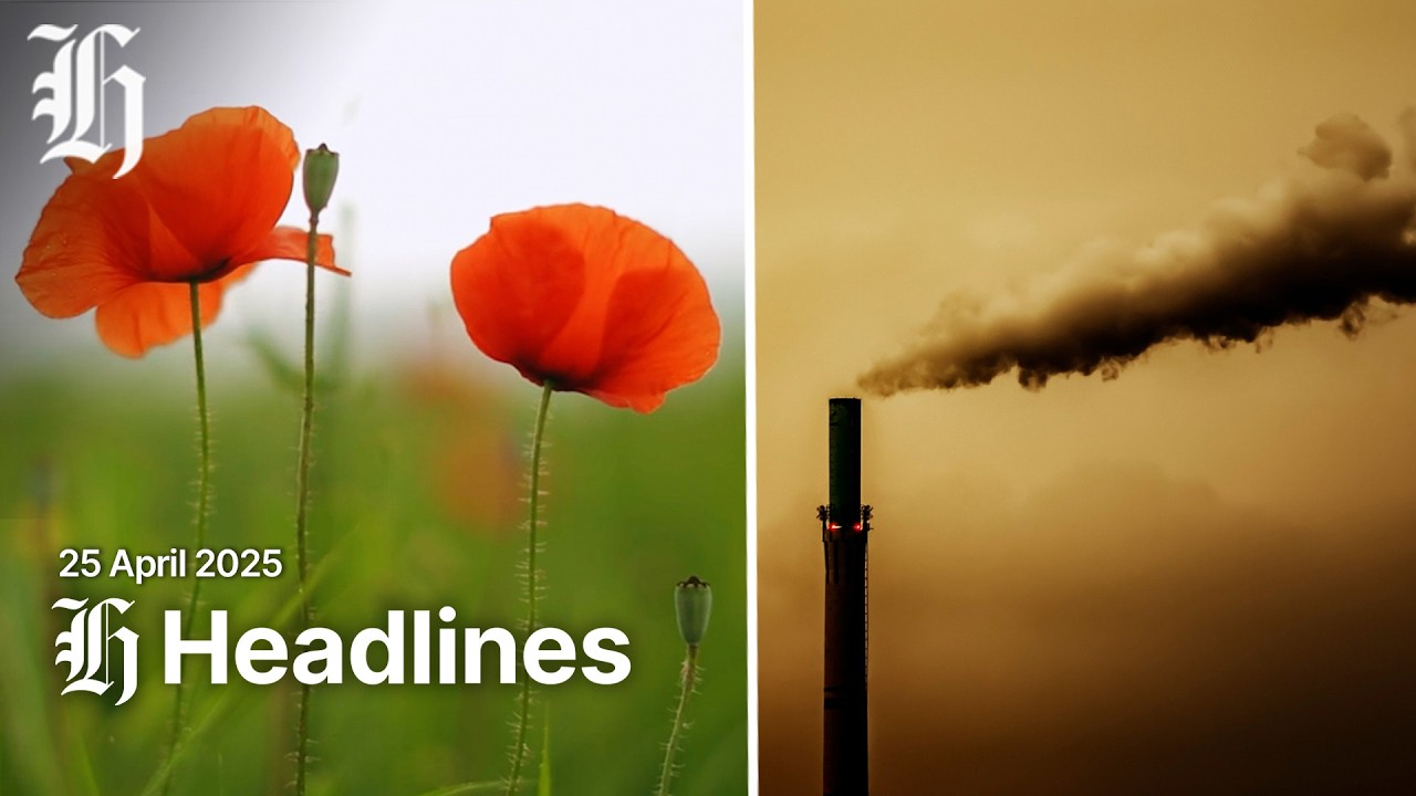 Afternoon Headlines | Saturday, April 25, 2026