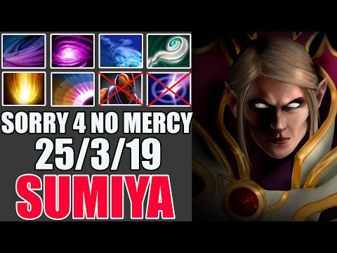SORRY FOR NO MERCY!! - SumIYa 6k MMR Plays Invoker WITH Amazing Combo & MADE 25 KILLS - Dota 2