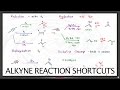 Alkyne Reactions Products And Shortcuts
