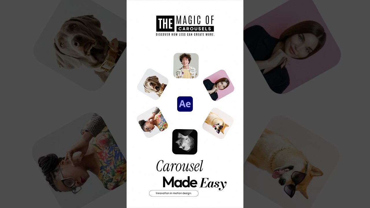 Make Trendy Carousel Motion Graphics in After Effects