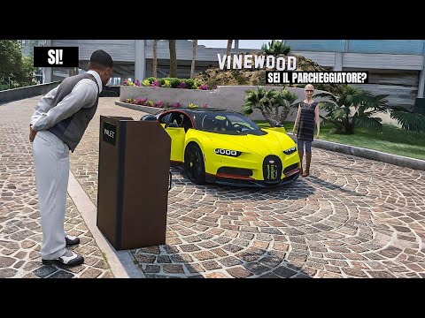 MI FINGO PARCHEGGIATORE e RUBO TUTTE le SUPERCAR in un MODO UNICO - GTA 5 MOD VITA DA GANGSTER