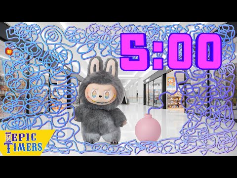 5 Minute Bomb Timer with music Labubu Bomb