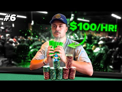 Making $100/Hour Playing Low Stakes Poker (Episode 6)