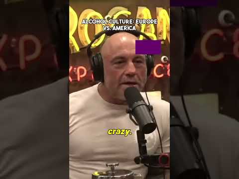Alcohol Culture in the USA Vs  Europe | JRE | #shortsfeed #shorts