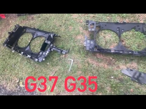 G37 G35 q40 q60 350z 370z  Radiator Support Replacement
