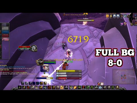 8-0 Full BG Ret Paladin (TOP DMG) WotLK Solo PvP - Rakzo