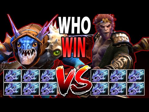Slark (x6 Moon Shard) vs Monkey King (x6 Moon Shard) | 1 vs 1 Battle | Who win?