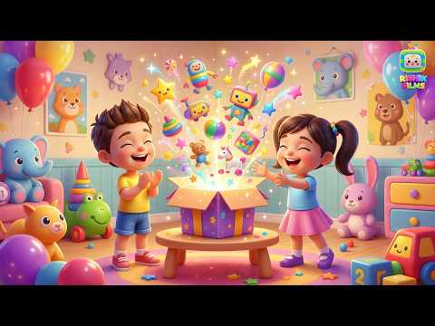 Magic Box Song for Kids | Surprise Toys Colors Animals | Nursery Rhymes | Rishik Films #kids