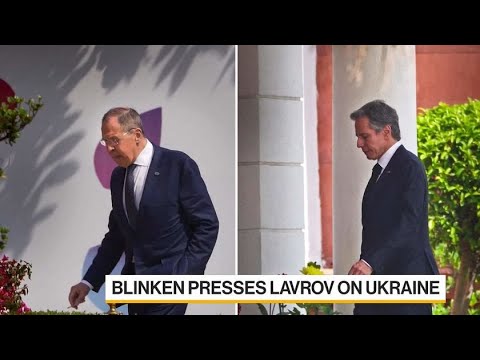 Blinken, G-20 정상 회담에서 드물지만 짧은 회의에서 Lavrov 압박