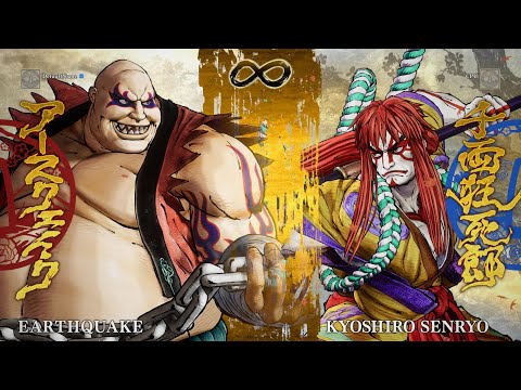 Samurai Shodown Level. 3 Earthquake Vs Kyoshiro Senryo