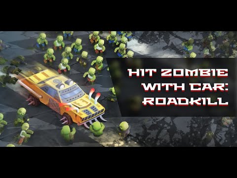 Hit zombie with car: roadkill Video