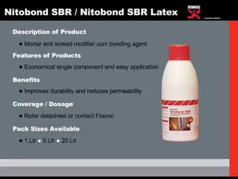 Fosroc Nitobond SBR Polymer Bonding Aid