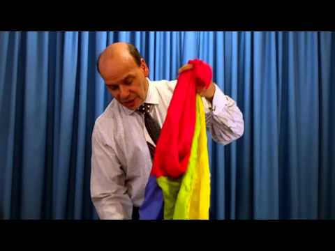 Four Square Blendo - Turn 4 Silks Into One - MagicTricks.com