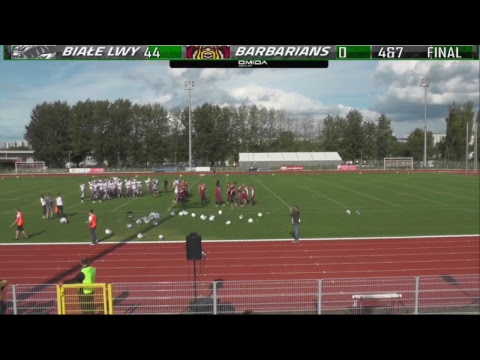 LFA9: Białe Lwy Gdańsk - Barbarians Koszalin.