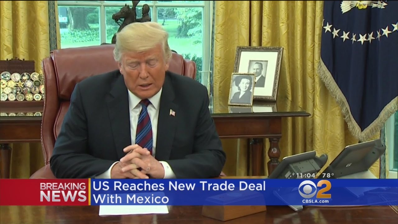 President Trump Reaches Tentative Deal On Trade Deal With Mexico