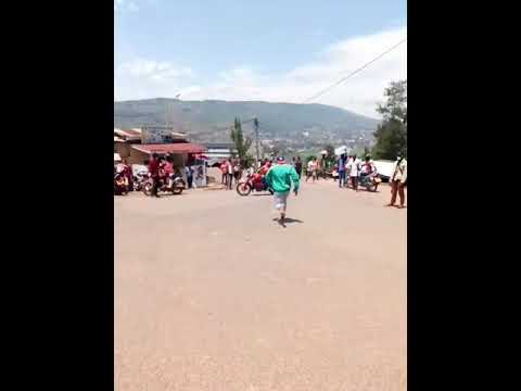 best Africa flip jumping over the motorcycle#shorts