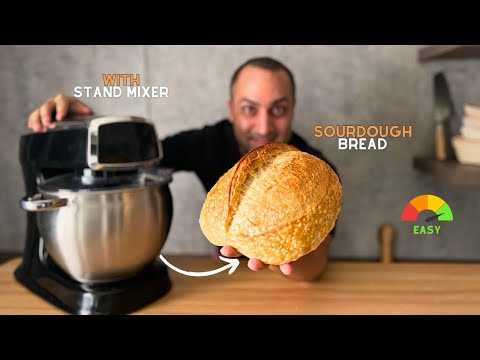 Sourdough Bread with Stand Mixer