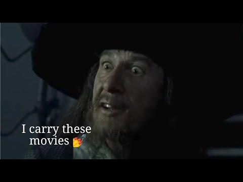 Captain Hector Barbossa being the most ✨ICONIC✨ character in Pirates of the Caribbean for 8 mins