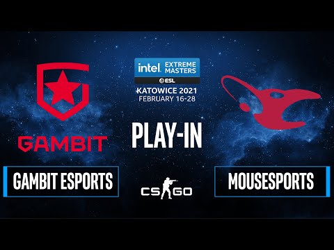 CS:GO - Gambit Esports vs. mousesports [Vertigo] Map 3 - IEM Katowice 2021 - Play-In