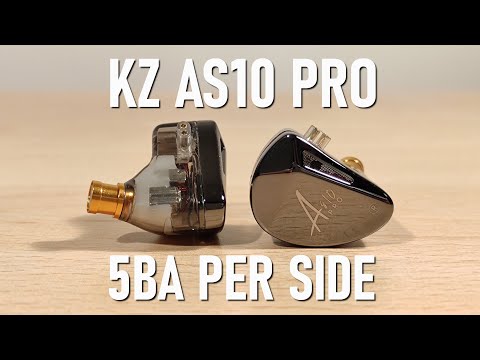 KZ AS10 Pro Review - 5 Balanced Armatures Per Side