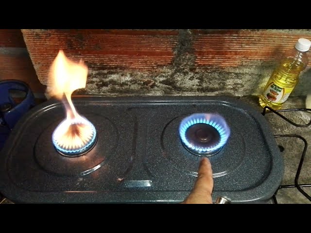 Vídeo relacionado con Aspes Cocina Gas Butano 3 Zonas de Cocción, Blanco AKG3500PB. Control Manual, Quemador WOK triple llama, Compartimento Bombona, Tapa Abatible