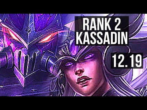 KASSADIN vs SYNDRA (MID) | Rank 2 Kassadin, 8/0/4, Legendary | EUW Challenger | 12.19