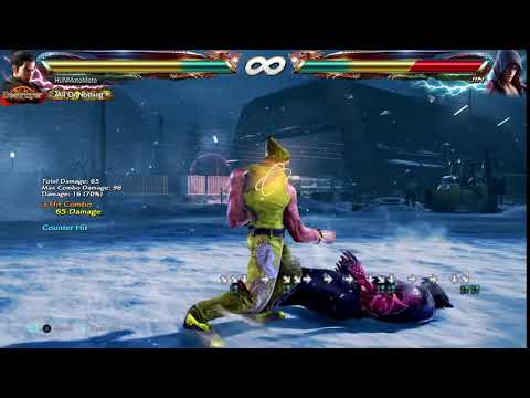 Tekken 7 HUNMotoMoto Kaz counter df2 PEWGF practice