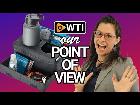 High Road CarHop Jr - Car Organizer with Cup Holder Bin and Storage or Eating Tray for Car - Front Seat Organizer for Drivers and Back Seat Organizer for Kids and Adults - WTI product video review