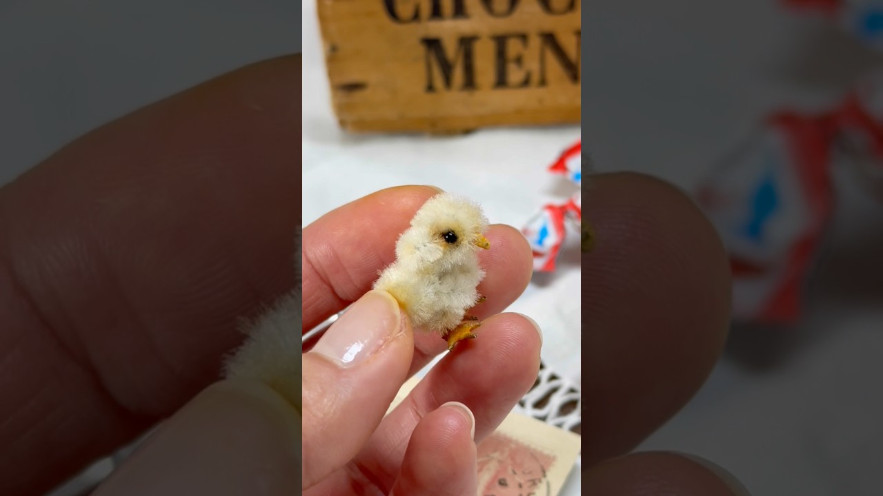 モールで作る小さなひよこ🐣How to make pipe cleaner chick！Happy  Easter ハンドメイド