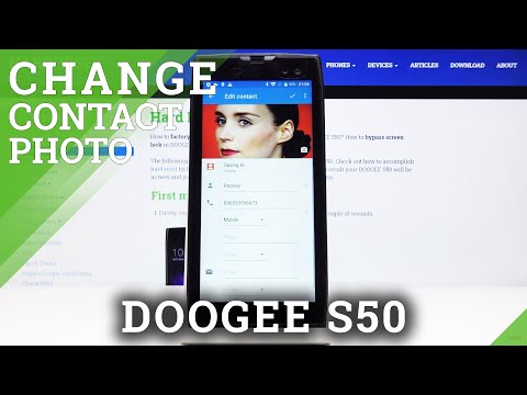 How to Create Contact Photo in DOOGEE S50 – Personalize Contacts