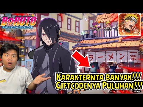 AKHIRNYA AKU MENCOBA GAME NARUTO NINDO FIRE WILL YAng KARAKTERNYA BANYAK DAN GIFT CODE MELIMPAH 🤑
