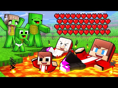 JJ Family Has 1.000.000 HEARTS and Troll Mikey Family in Minecraft (Maizen)