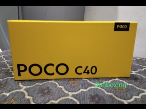 Poco C40 Unboxing